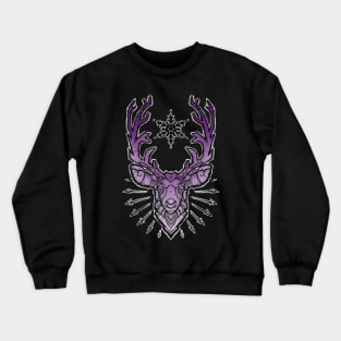 purple deer Crewneck Sweatshirt